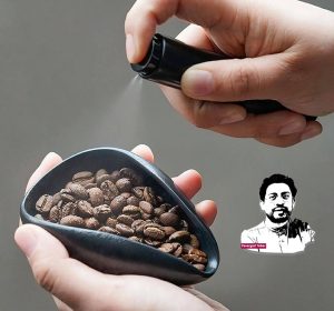 چرا برخی دانه های قهوه خود را با آب اسپری می کنند ؟