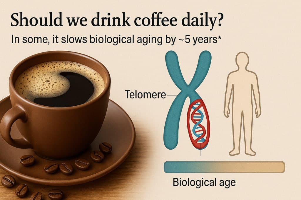 قهوه و معجزه تلومرها